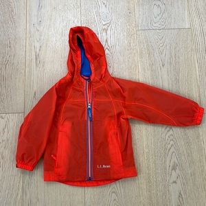 L.L. Bean 4T kids rain jacket